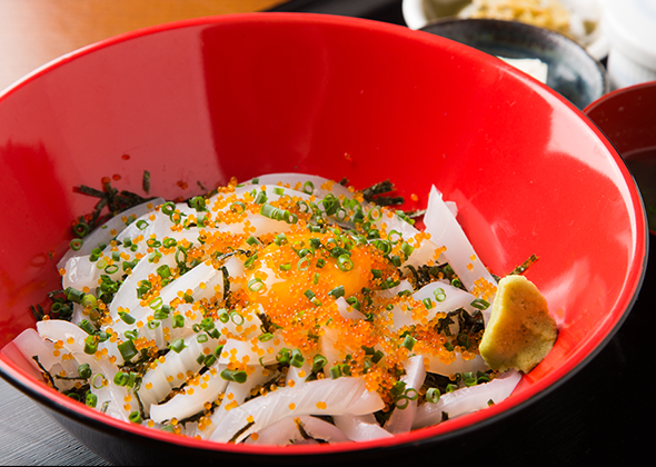 烏賊玉丼