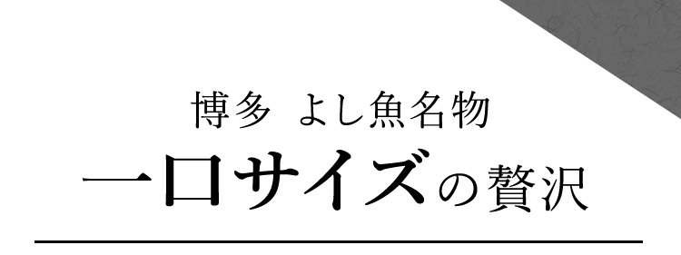 博多 よし魚名物